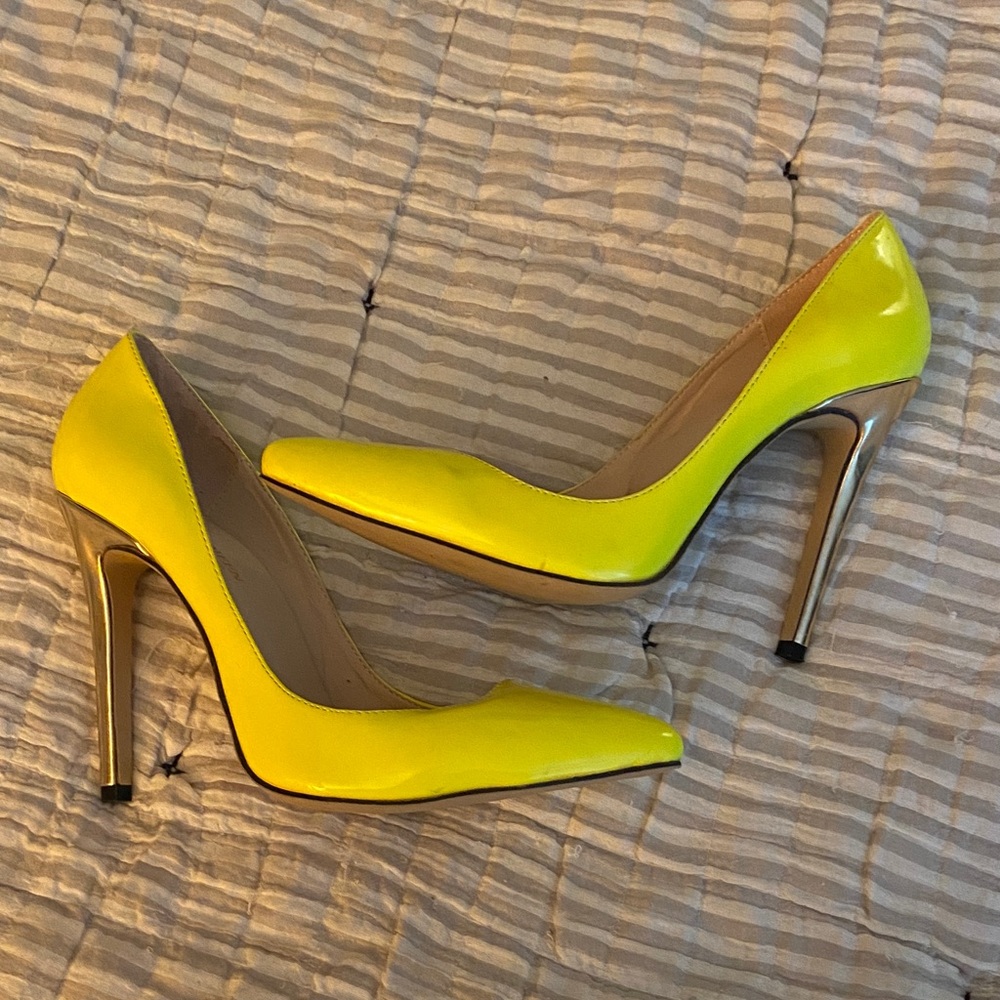 Yellow heels